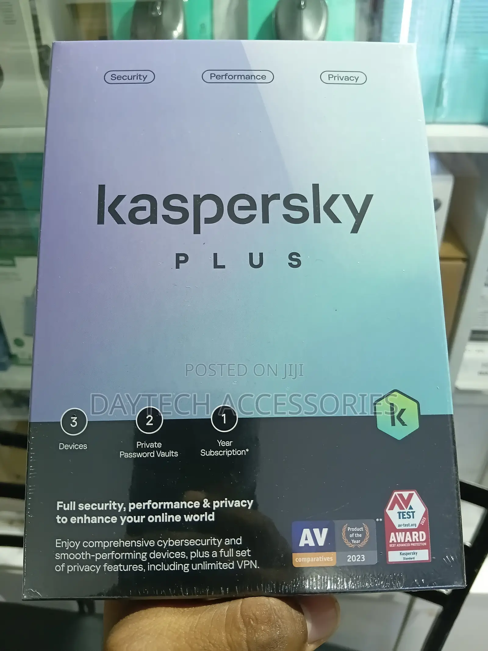 Kaspersky Plus 3 User Internet Security.