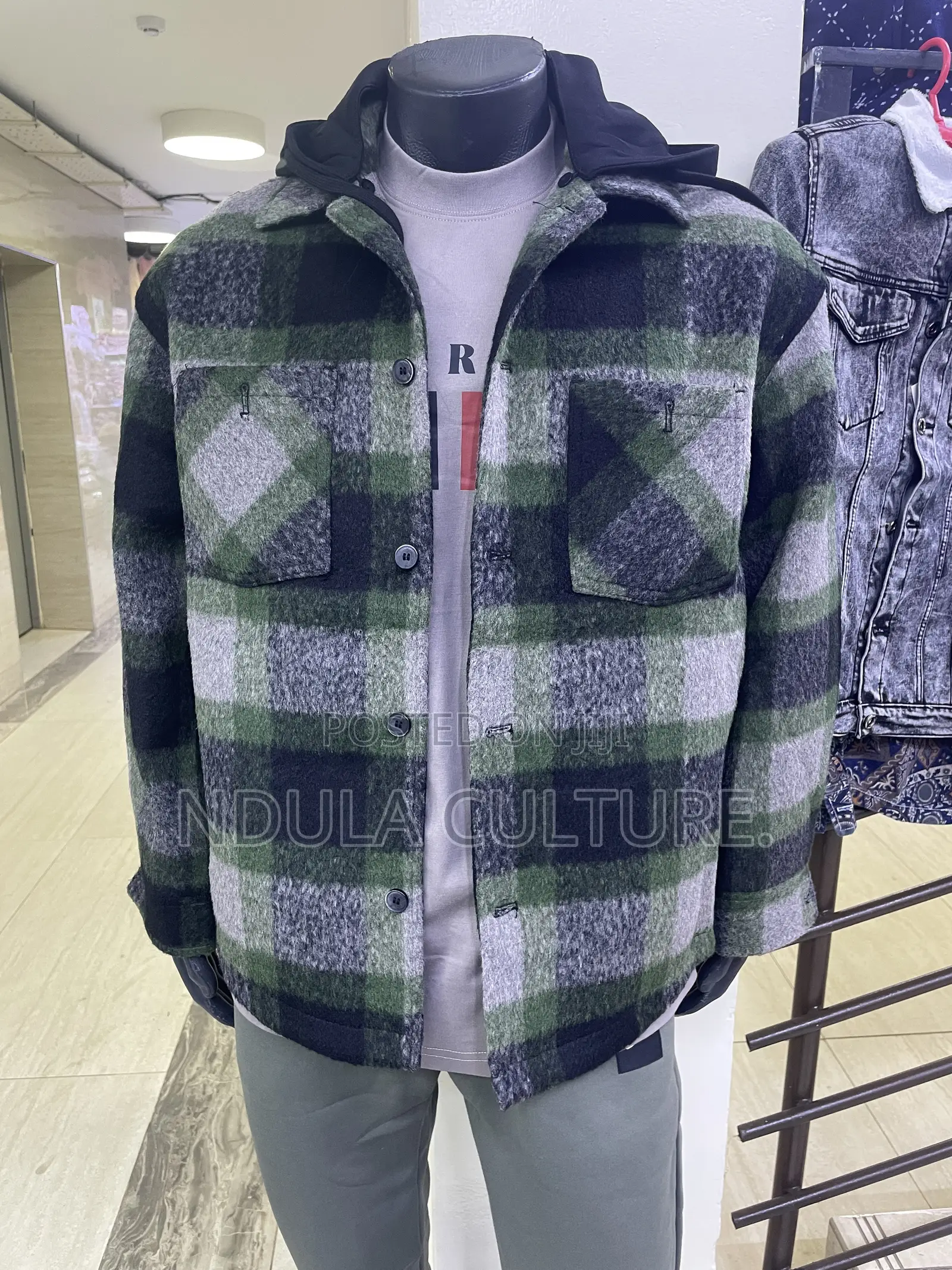 Heavy Flannel Shackets With Hoodie (Shirt+jacket)