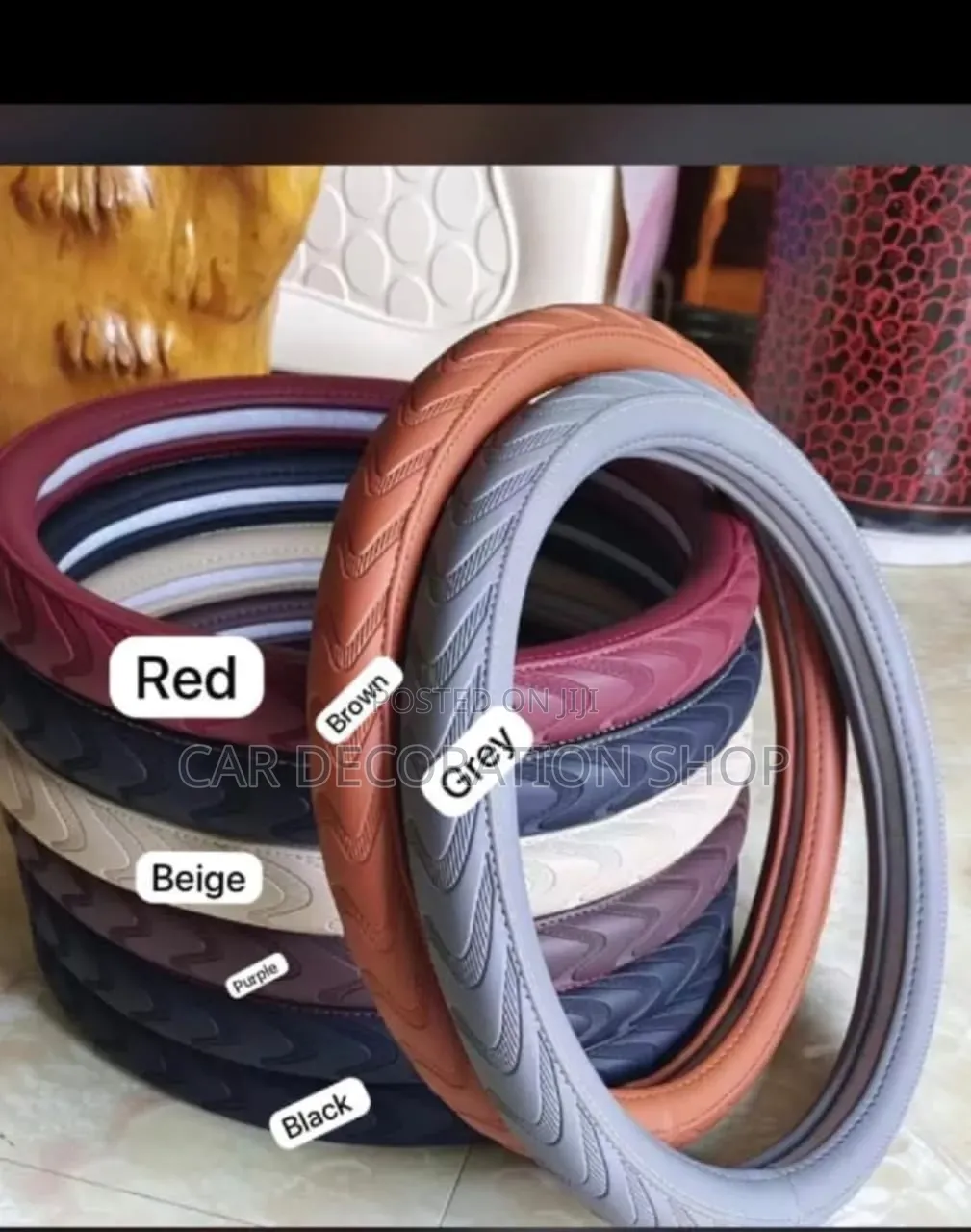 Different Colors and Designs Universal Fit Steering Wheel Cover