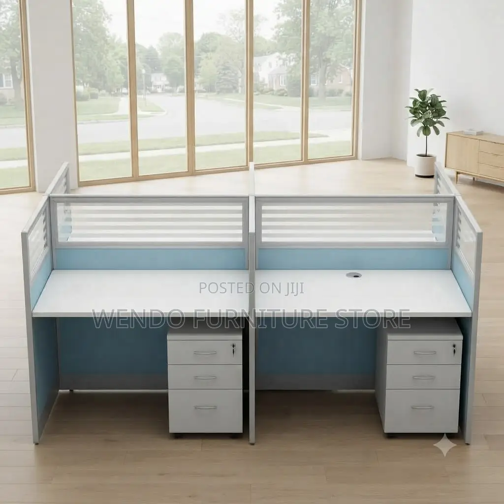 Office Workstation; Four Users Diplote Privacy Office Workstation