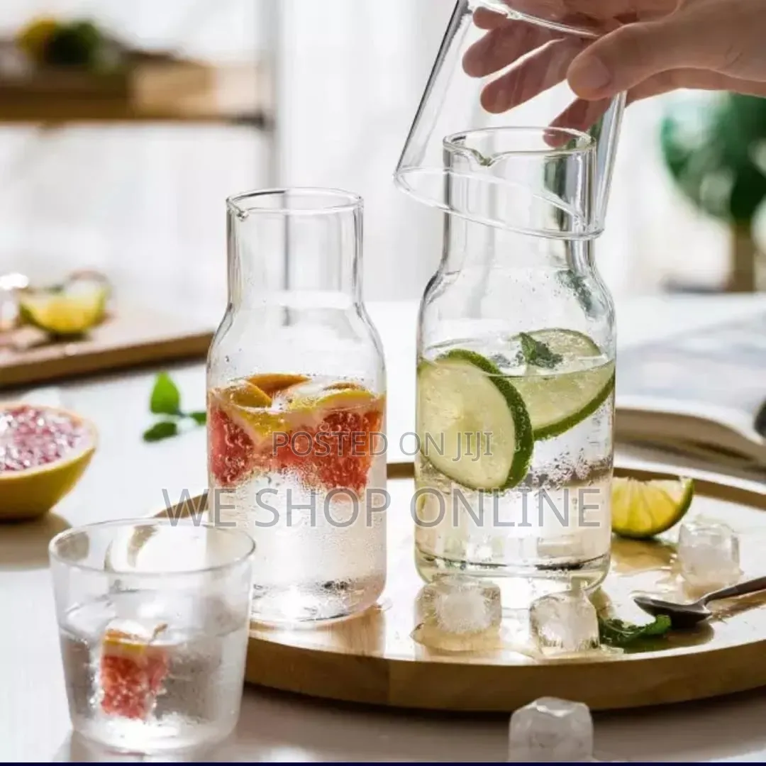 Bedside Night Water Bottle With Glass
