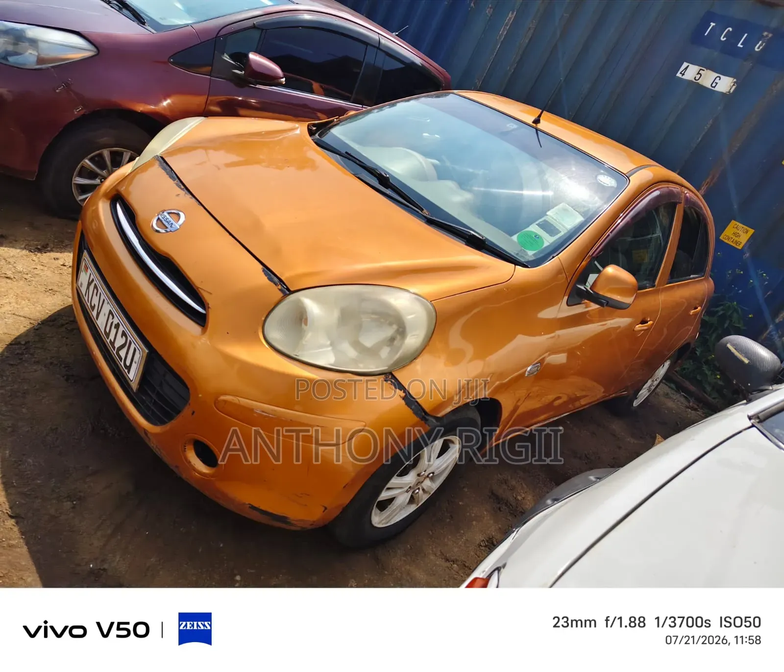Nissan March 2012 Orange