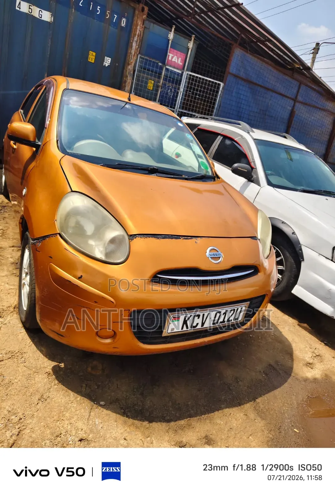 Nissan March 2012 Orange