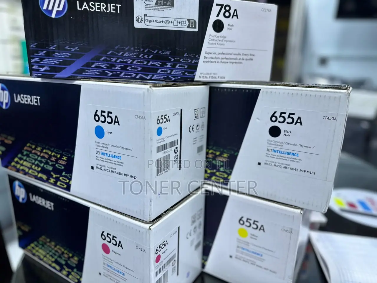 Professional HP 655A Yellow Toner (CF452A) – Original Laser Cartridge
