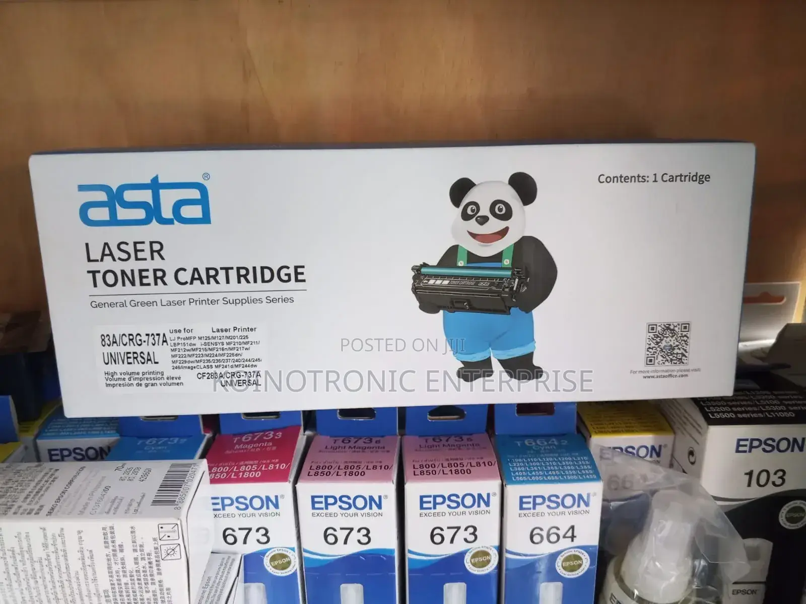 Asta 83A (CE283A) Black Toner Cartridge Is a High-Quality, Compatible