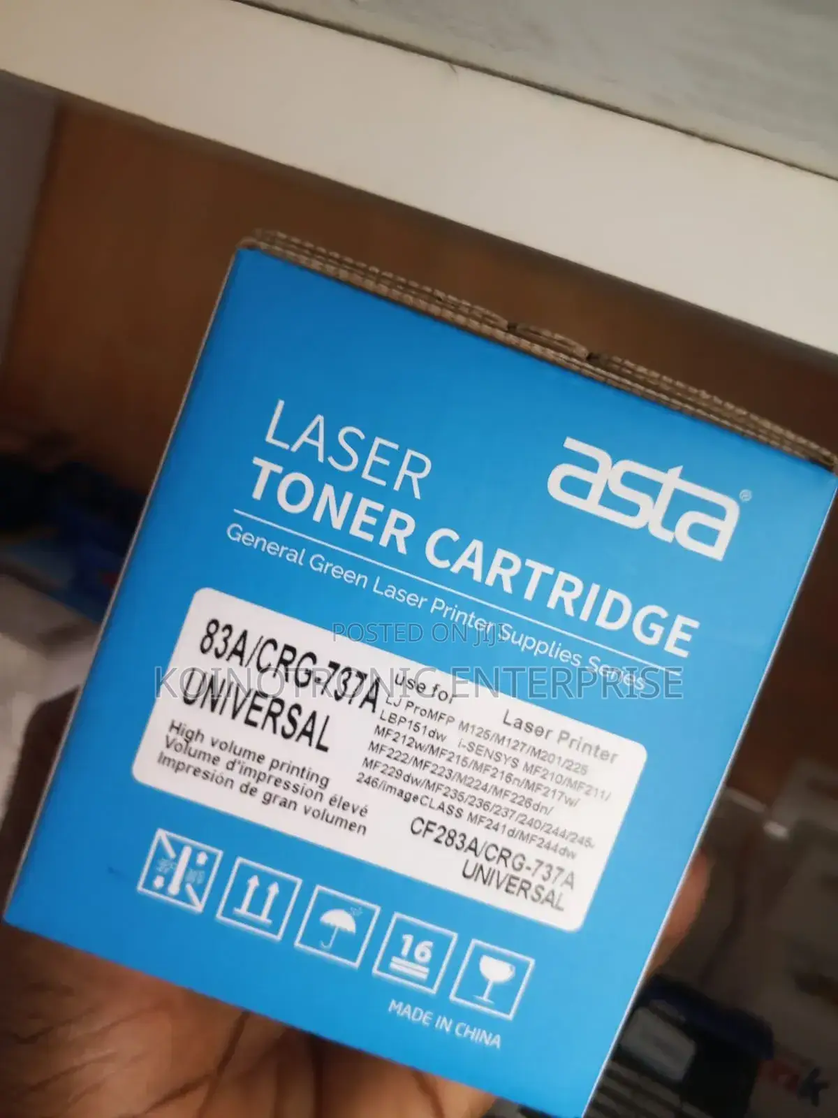 Asta 83A (CE283A) Black Toner Cartridge Is a High-Quality, Compatible