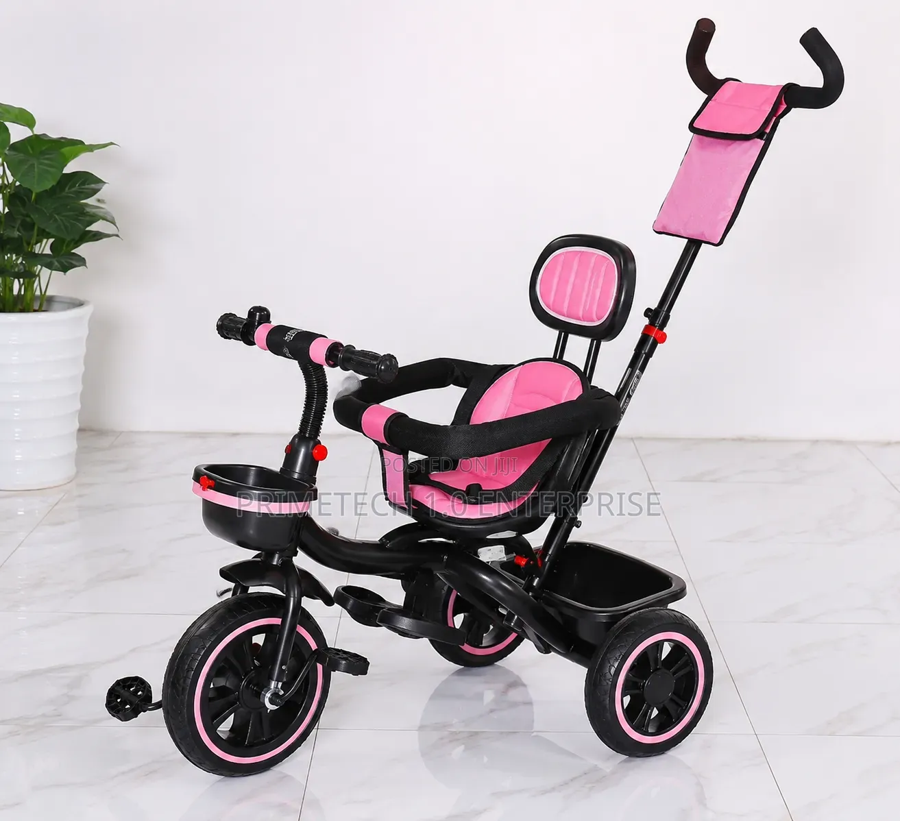 Kids Push Tricycle With Parent Handle – Strong Comfortable