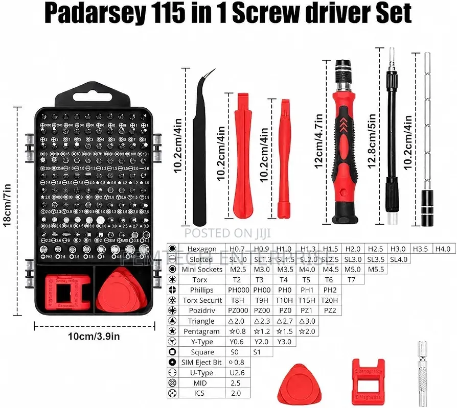 115-in-1 or 138-in-1 Precision Screwdriver Set.