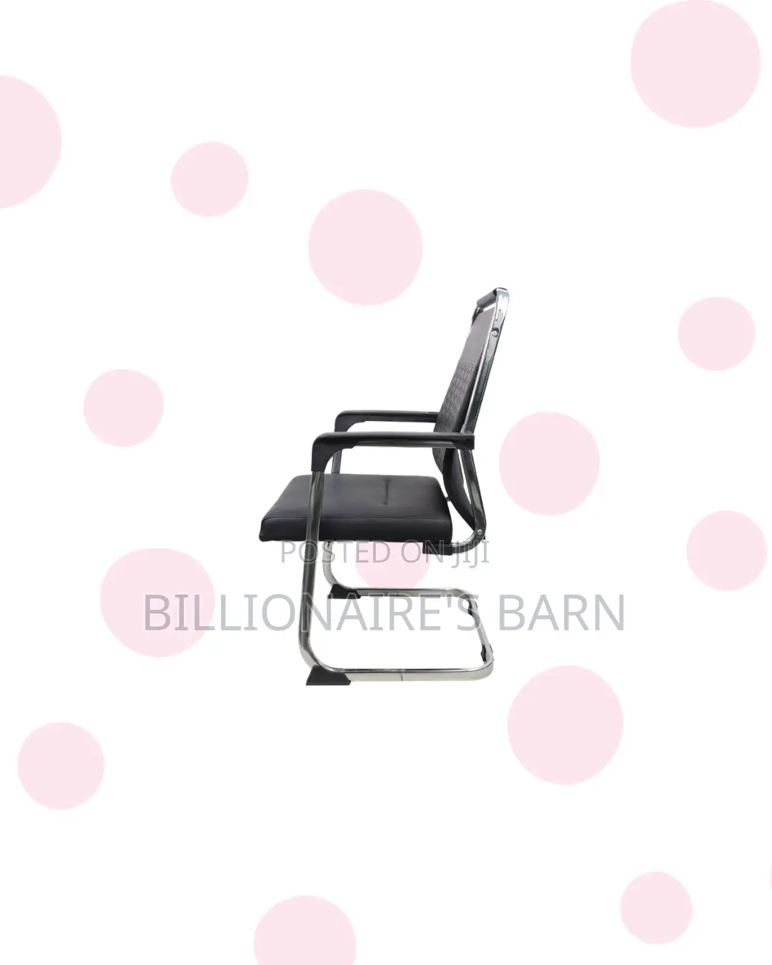 Practical Black Quilted Executive Visitor Chair | Daily Office Comfort