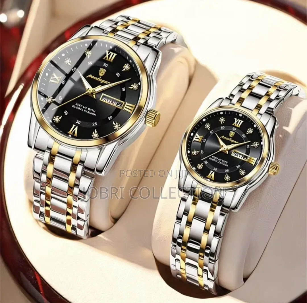 Stainless Steel Poedagar Couple Watches