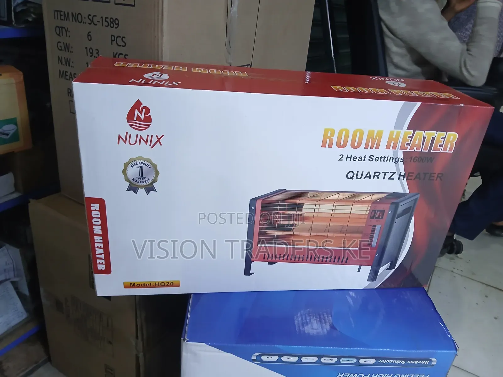 Nunix Room Heater 2 Settings Quartz Heater