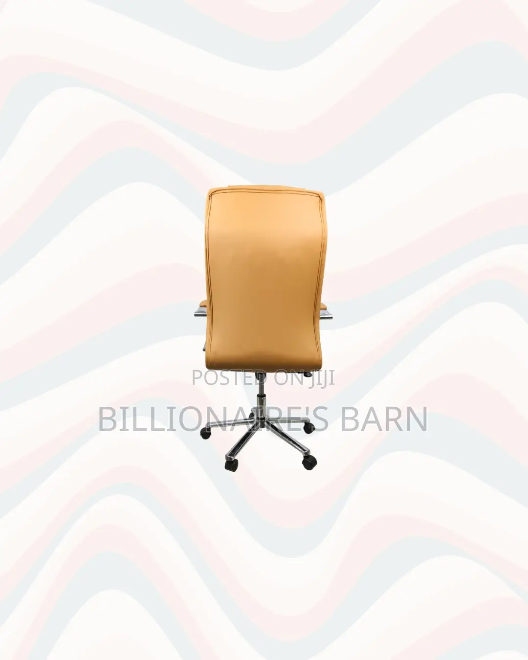 Practical Orange Quilted Executive Office Chair | Daily Office Comfort