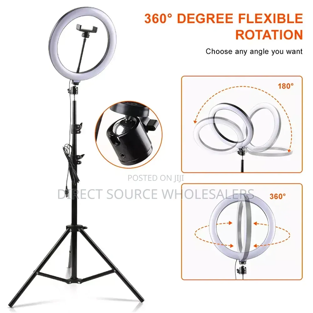 12 Inch Selfie Ring Light for TikTok, YouTube Makeup
