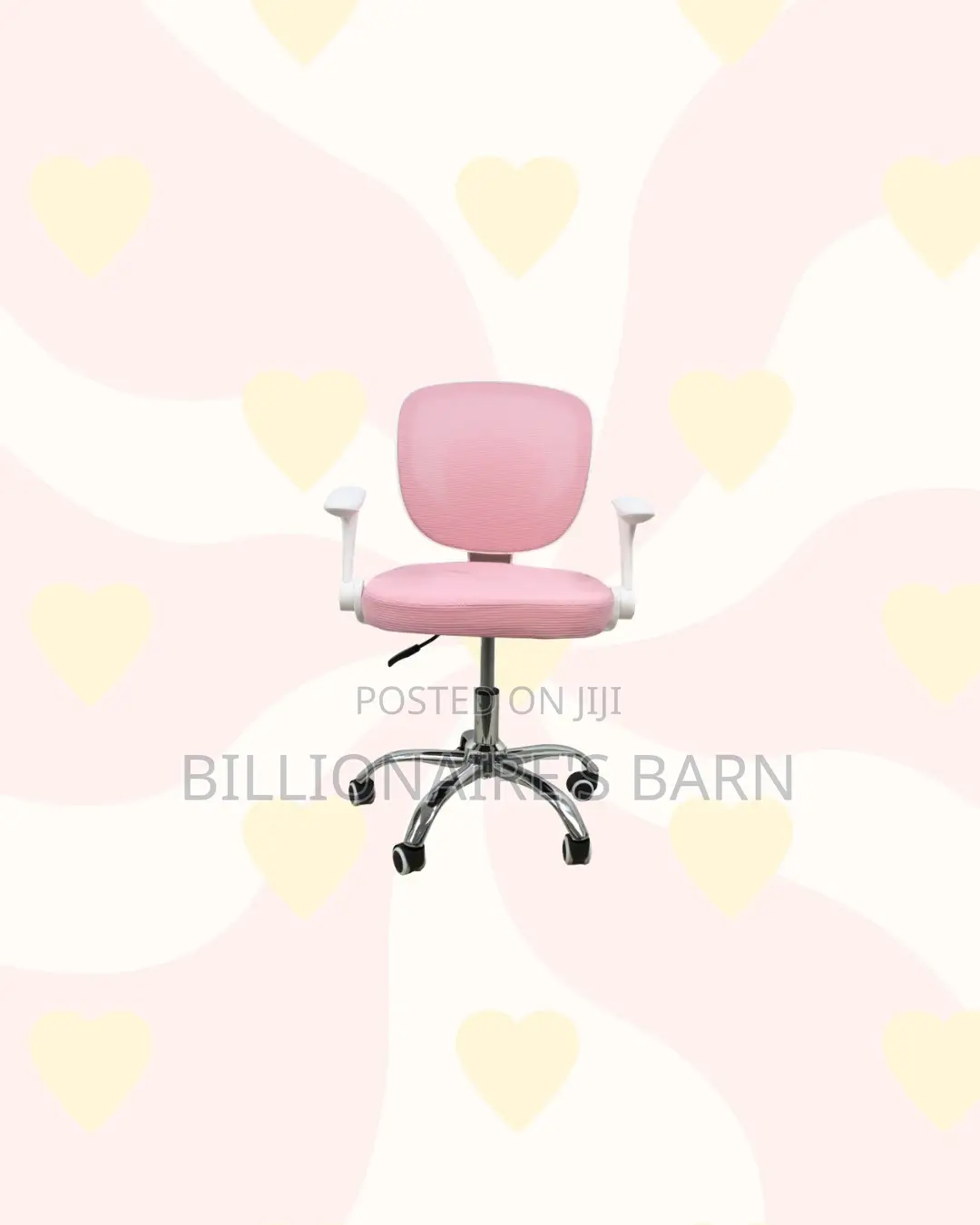Practical Pink Mesh Office Chair | Focused Work Sessions
