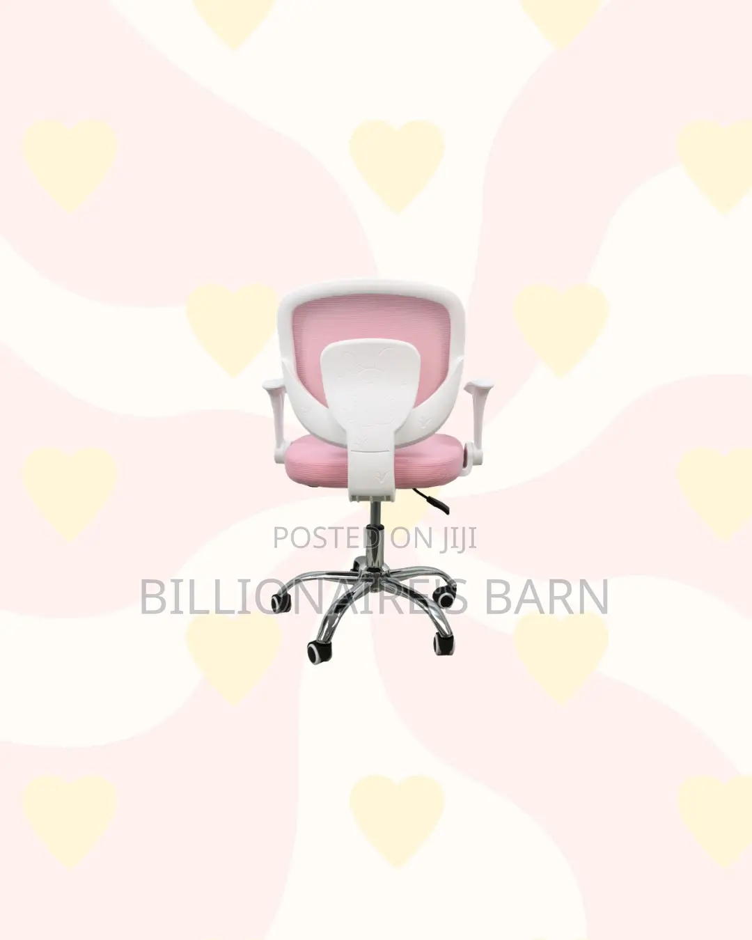 Practical Pink Mesh Office Chair | Focused Work Sessions