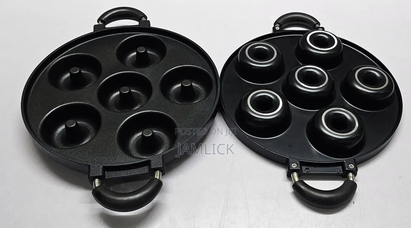 High-Quality Die-Cast Non-Stick 7-Slot Donut Pan – Pm