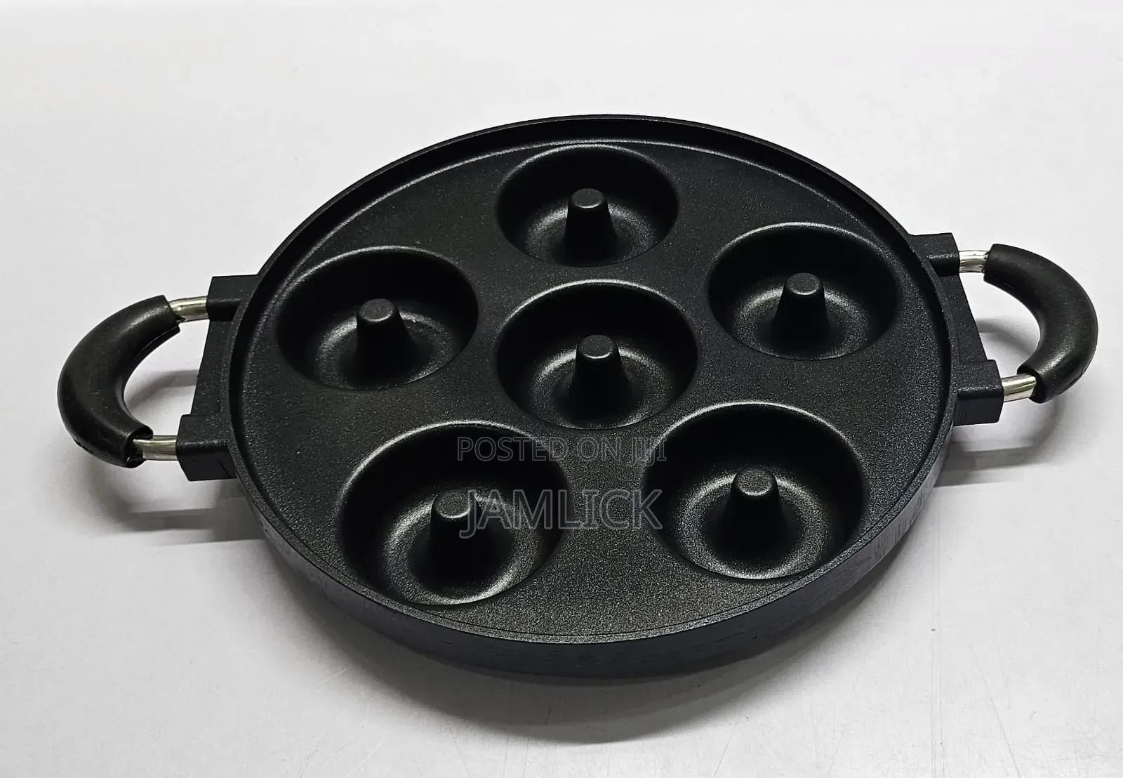 High-Quality Die-Cast Non-Stick 7-Slot Donut Pan – Pm
