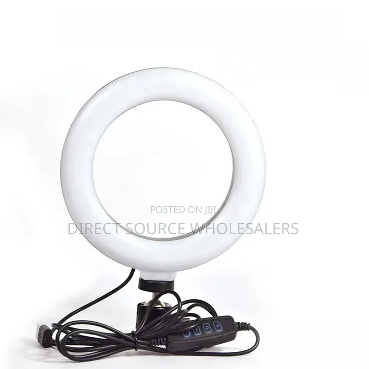 Adjustable LED Ring Light With Stand for Live Streaming