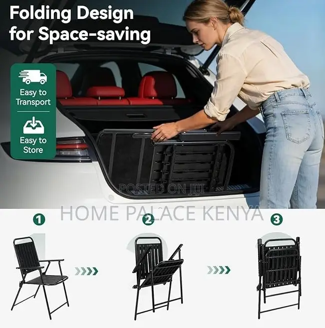 Foldable Chair: Marion Outdoor Metal Chair