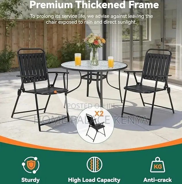 Foldable Chair: Marion Outdoor Metal Chair