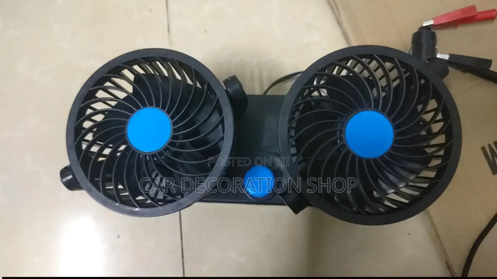 12v Dual Head Cooling Fan Improves Airflow Within the Vehicle