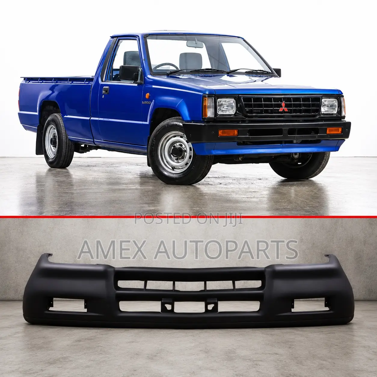 Front Bumper Mitsubishi L200 P Up 93 - 96