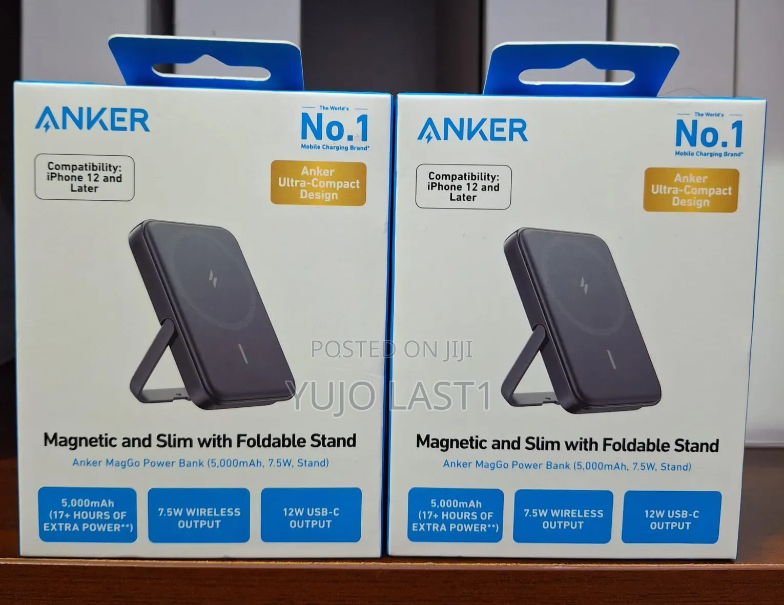 Anker Power Bank (MagGo), 5000mAh 7.5W Magnetic