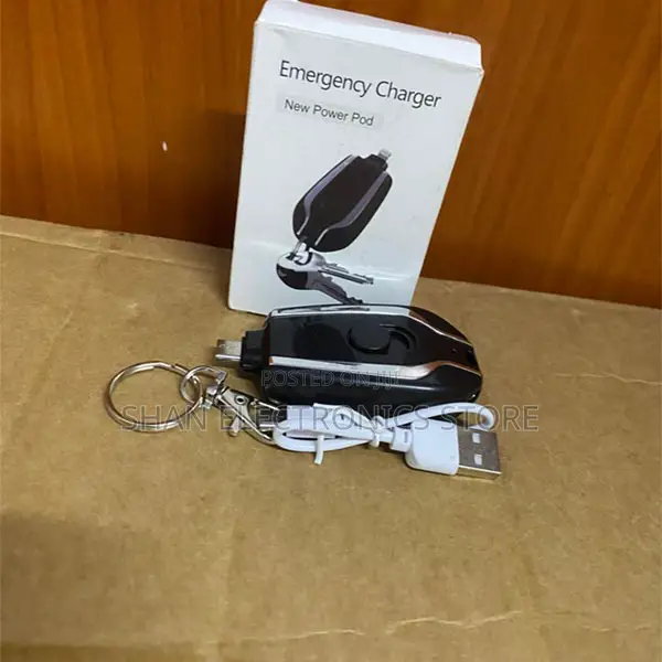 Plug Type C Keychain Phone Charger – Portable Fast Charging Cabl