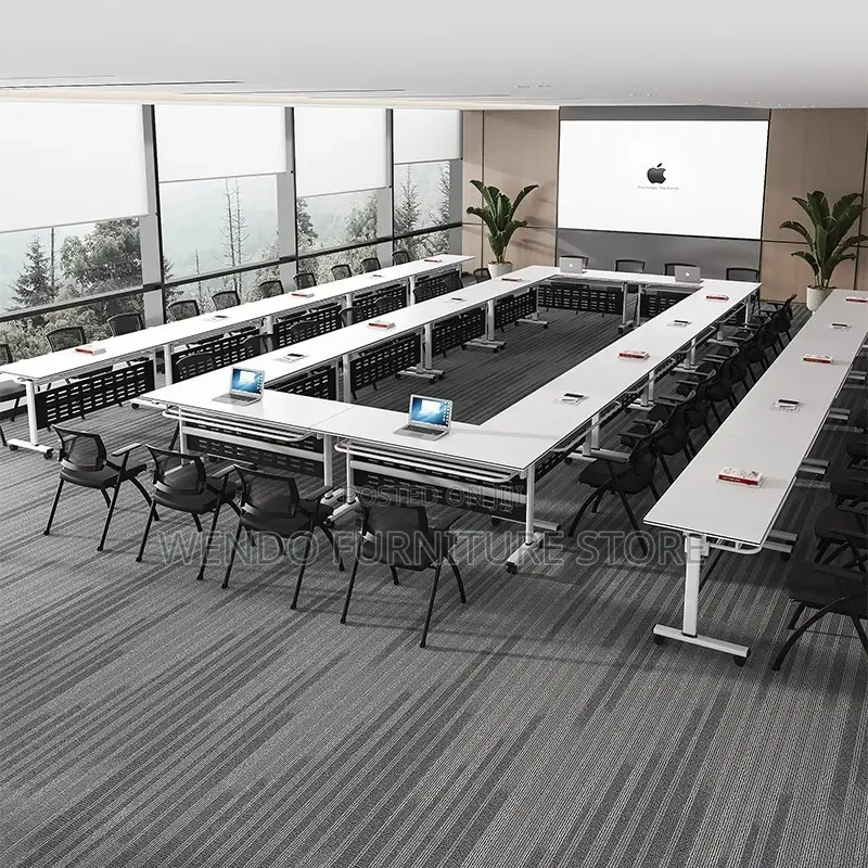 Office Table; 1.2m X 0.6M Movable Folding Office Desk
