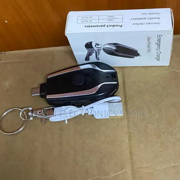 Portable 1500mAh High Quality Keychain Mini Emergency Pod
