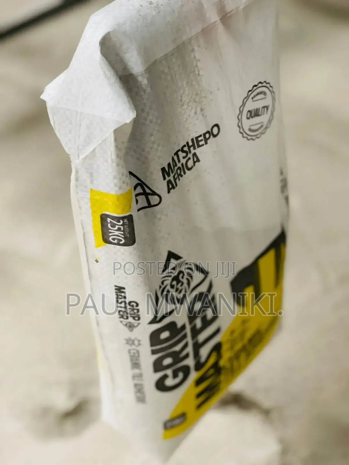 Grip Master Ceramic and Porcelain Tile Adhesive - 25kg Bag