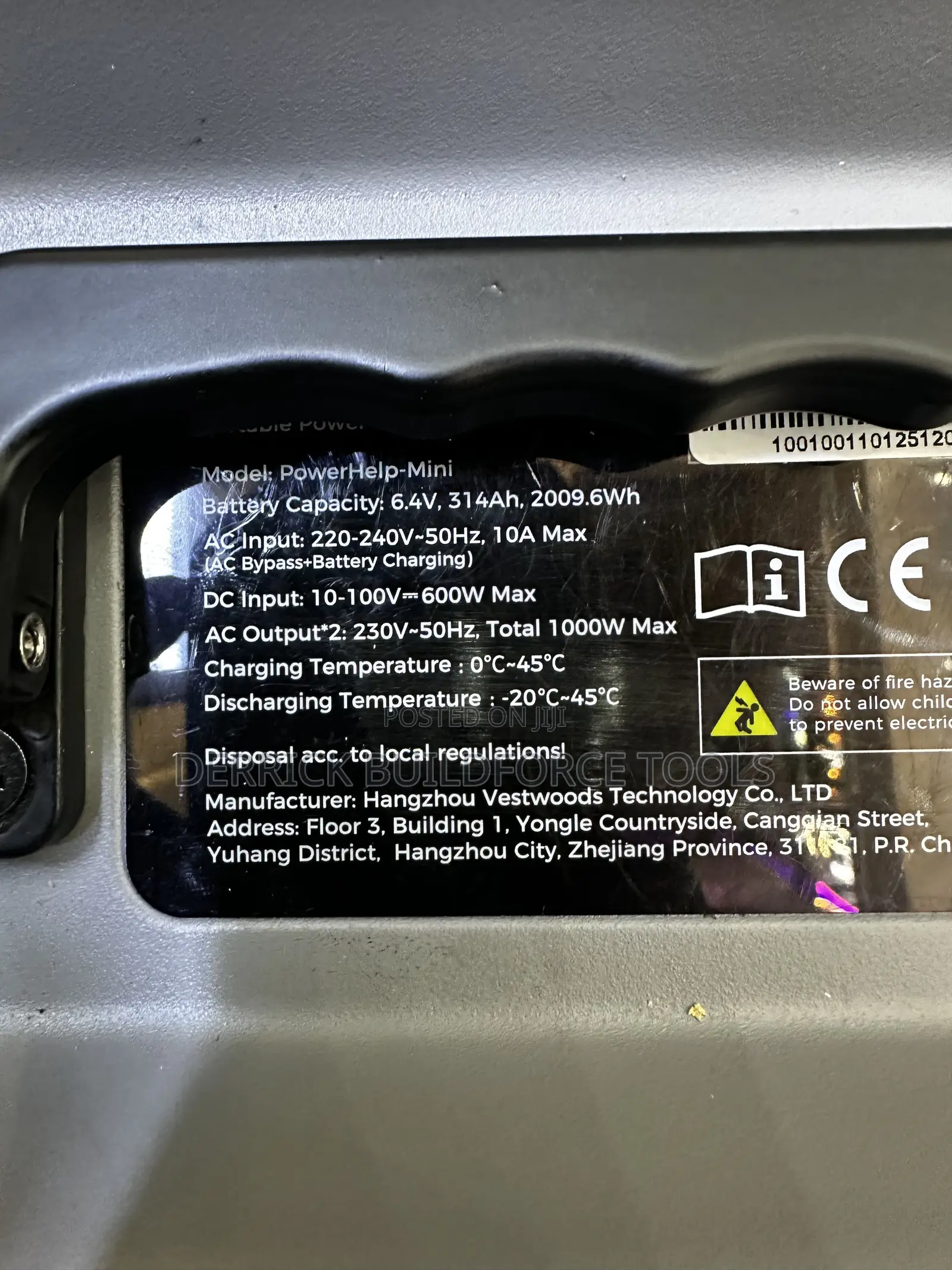 Portable Power Station / Portable Battery 2kw