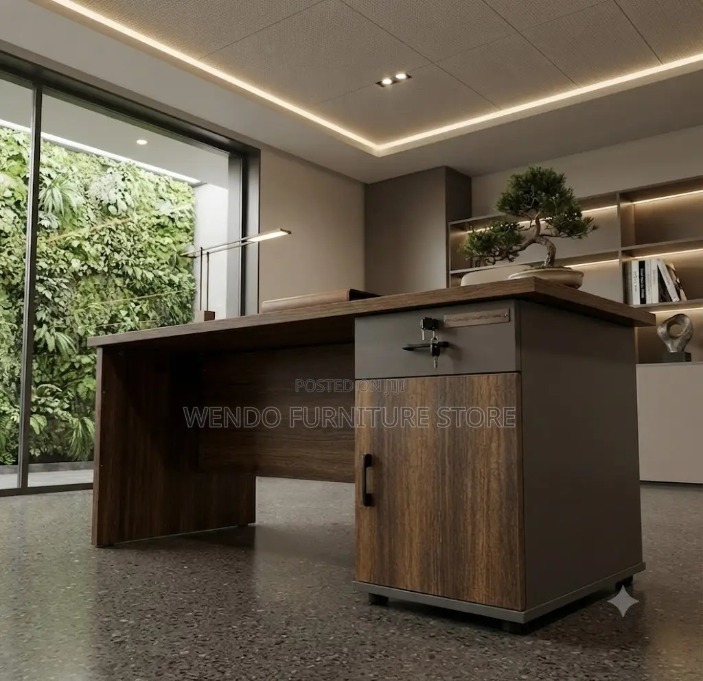 Office Desk; 1.4 Meter Executive Home Office Gentle Desk