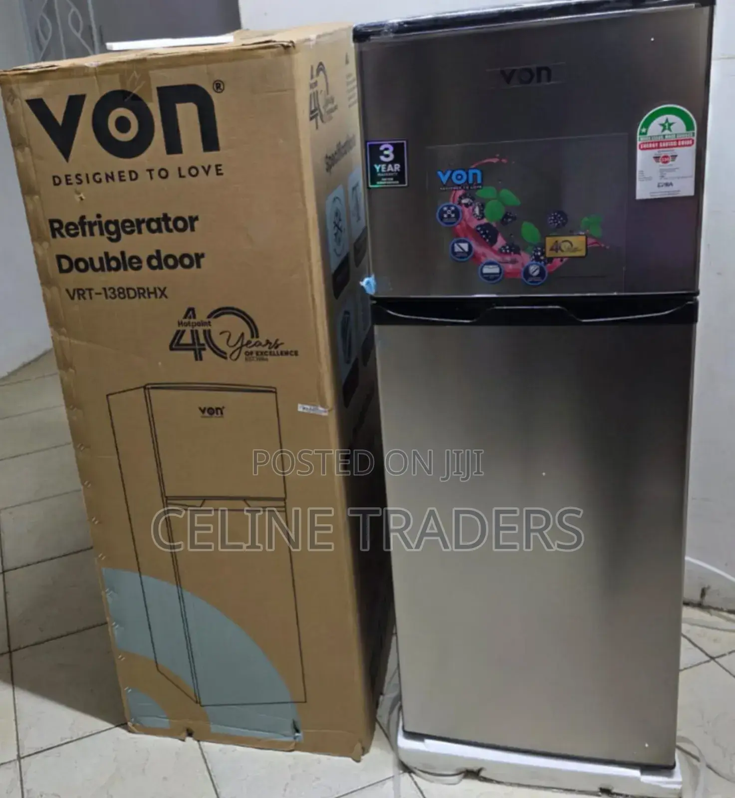 Von 138l Energy Efficient Refrigerator