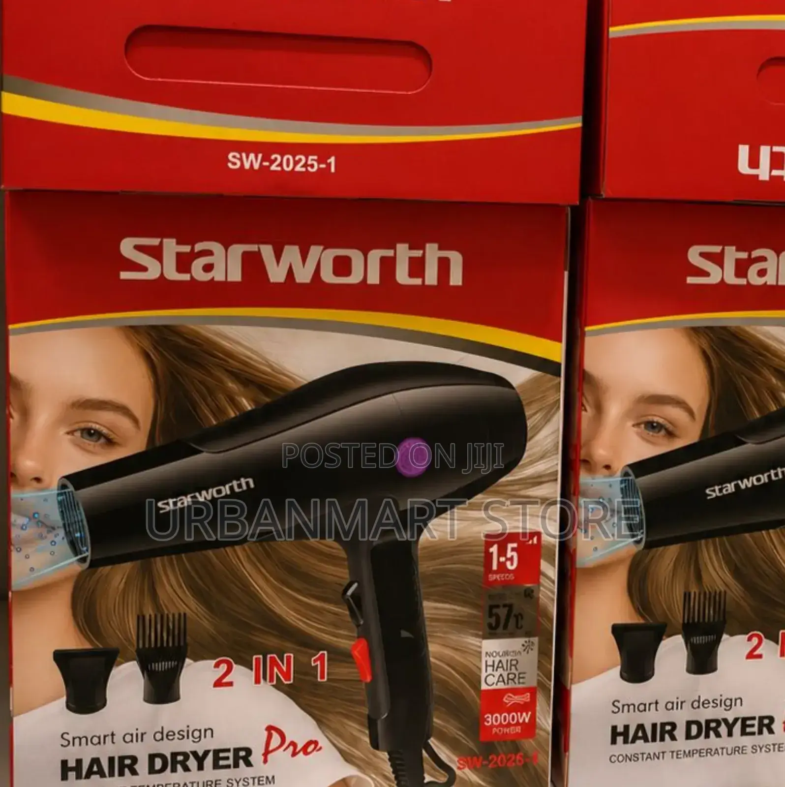 Starworth Hair Dryer – Fast Blow Dry Styling