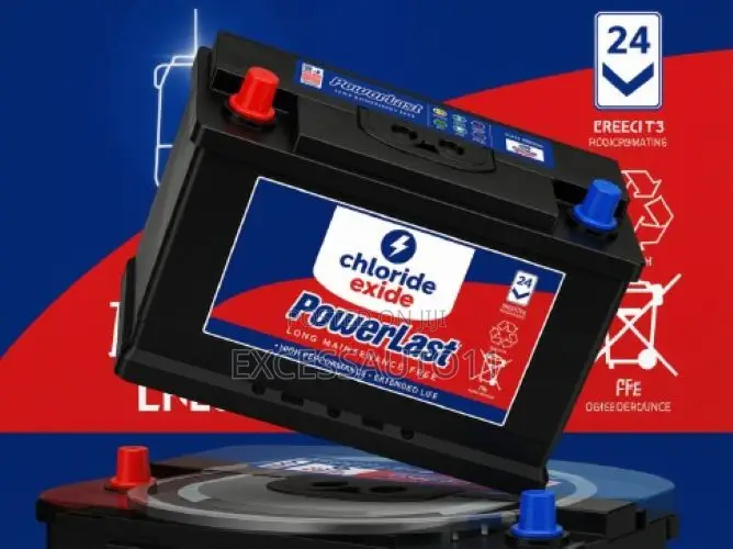 Powerlast DIN66 MF Maintenance Free 12V Car Battery - Brand New