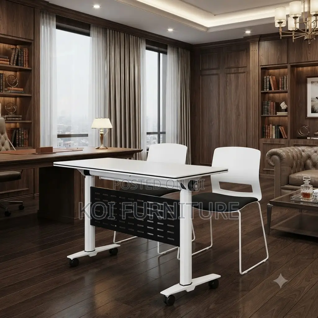 Office Desk; Foldable Home Office and Staff Meeting Tables