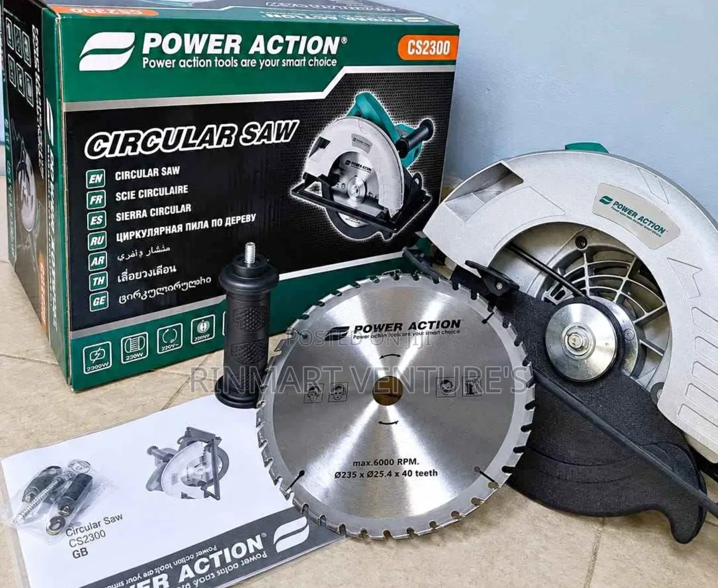 Affordable PowerAction Circular Saw CS2300