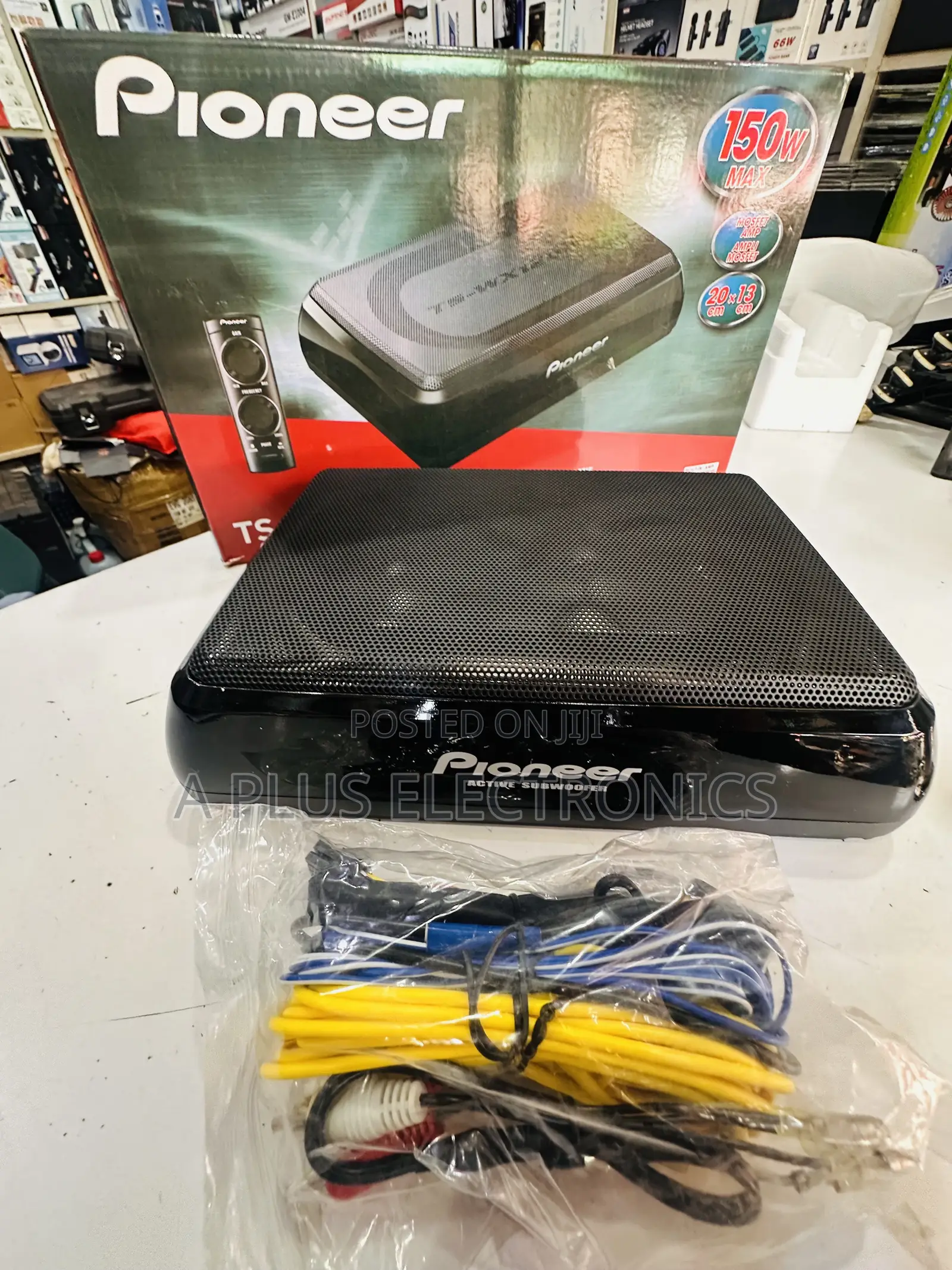 Pioneer Underseat Subwoofer 150W Active Bass Speaker for All Cars