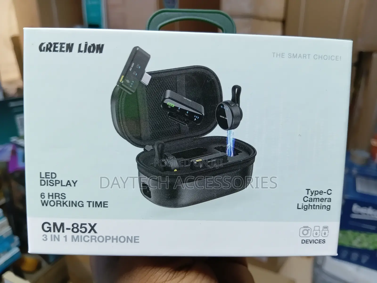 Green Lion GM-85X 3 in 1 Wireless Microphone With LED Display.