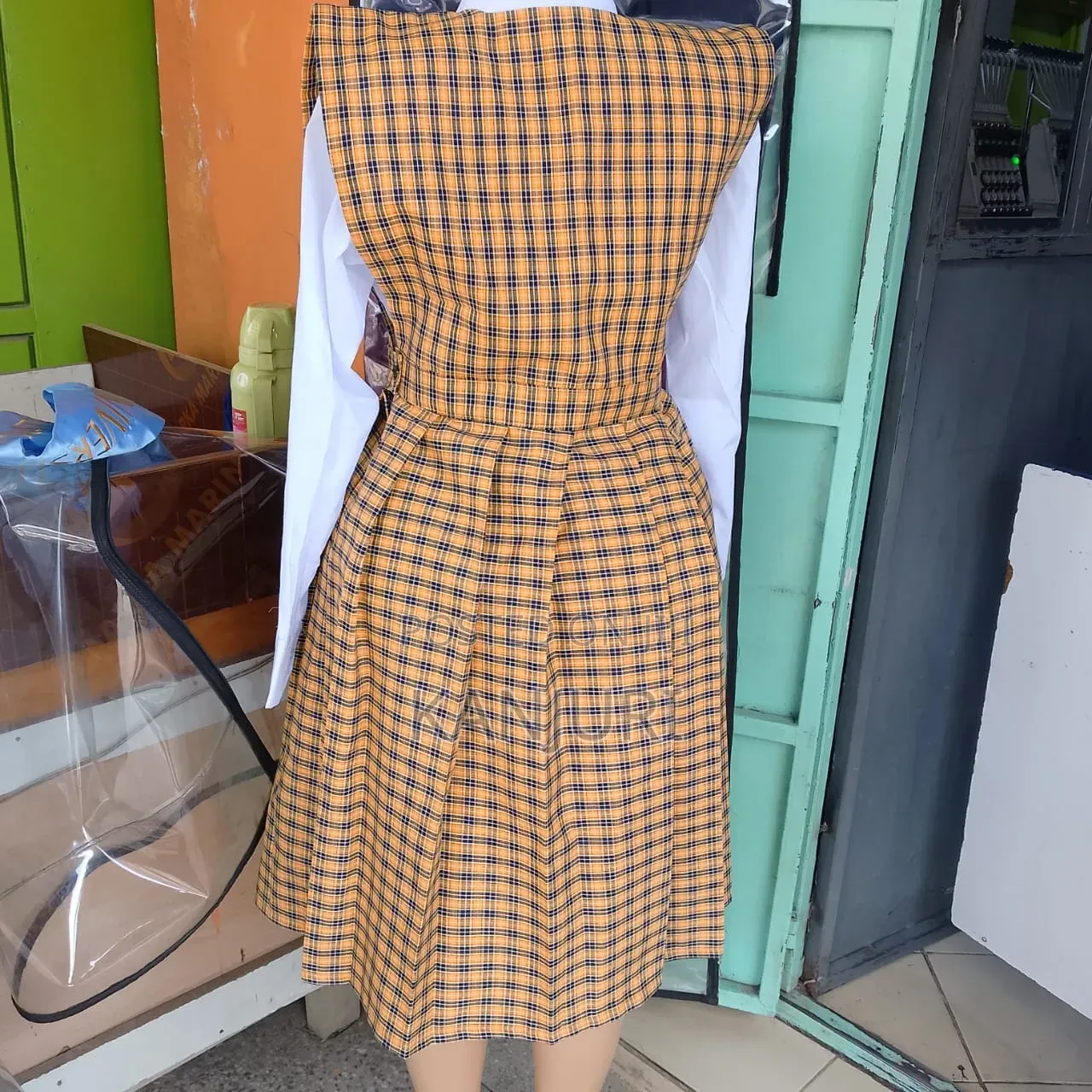 Checked Lady Tunic Dresses