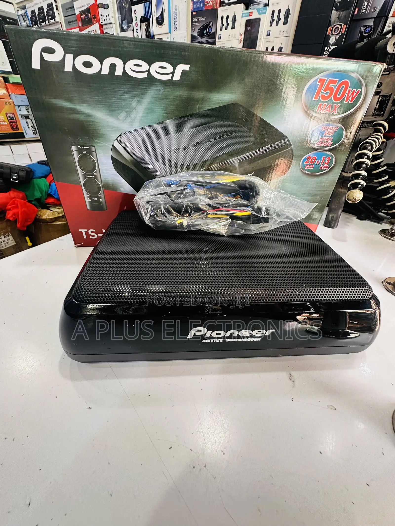 Pioneer Underseat Subwoofer 150W Deep Bass Audio Upgrade