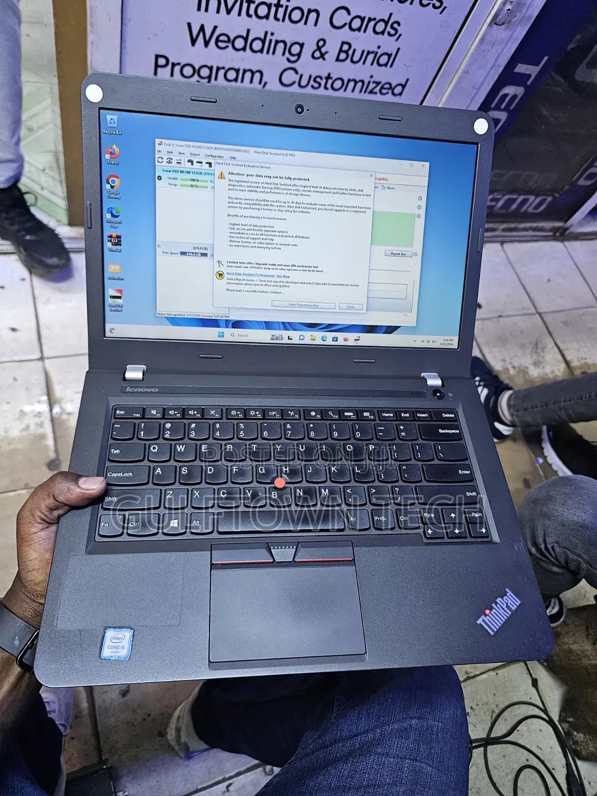 Laptop Lenovo ThinkPad E470 8GB Intel Core i5 SSD 256GB