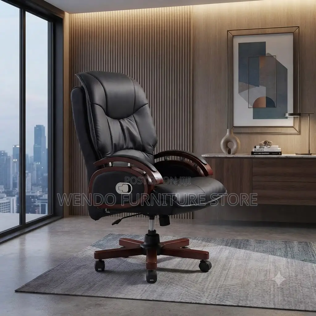 Office Chairs; Executive Office Chairs With Tuff Leather Cushion