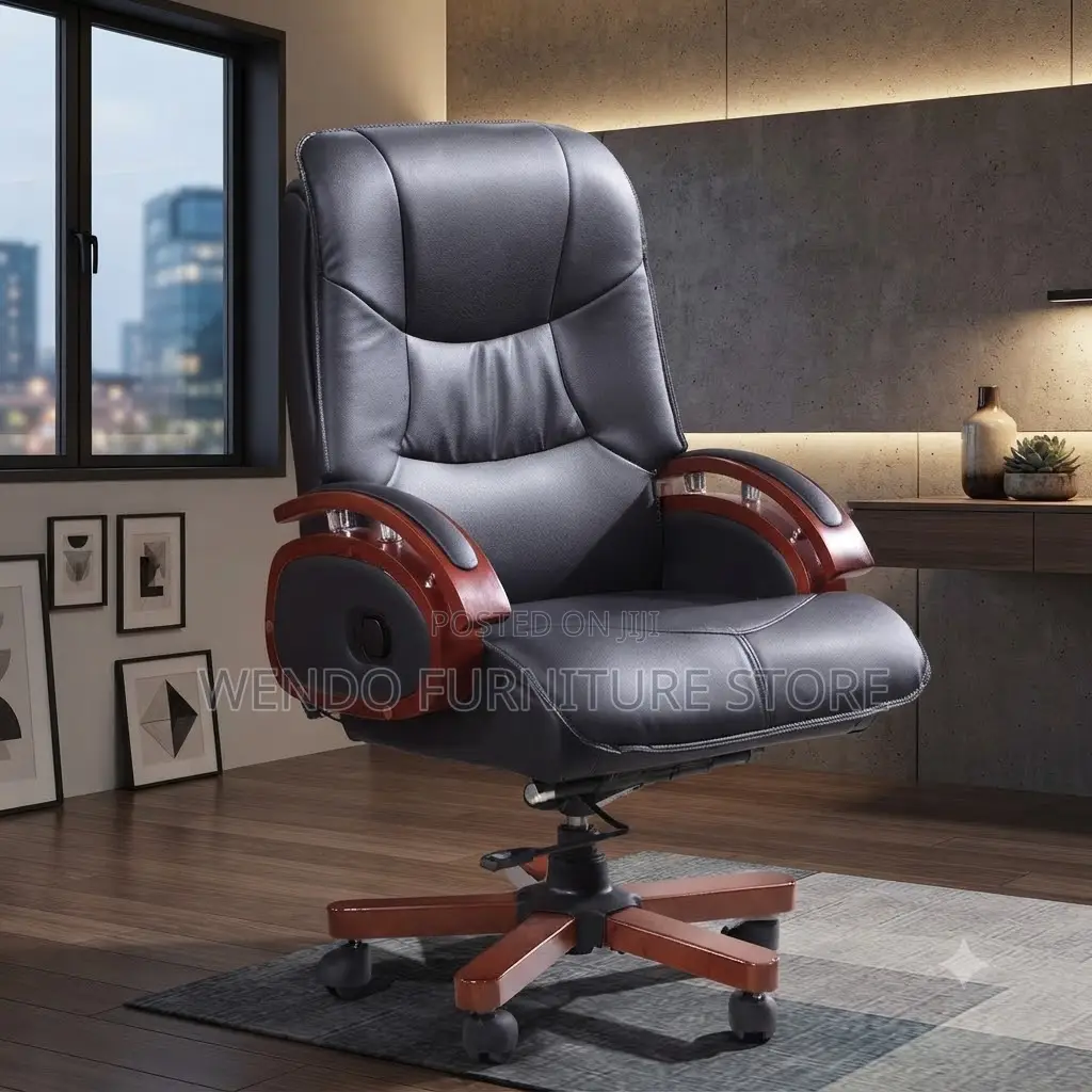 Office Chairs; Executive Office Chairs With Tuff Leather Cushion
