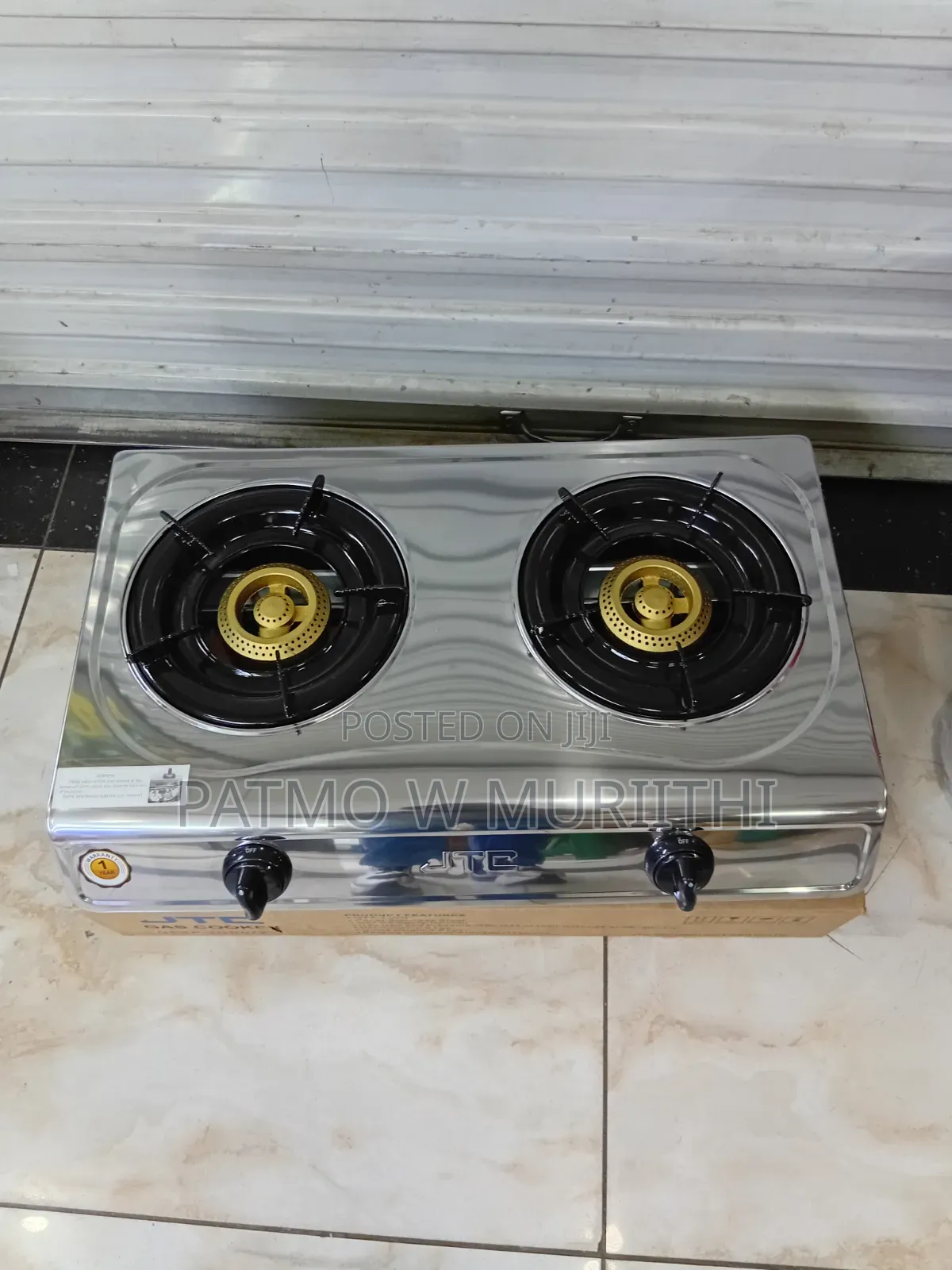 JTC 2 Burner Cooker Stainless