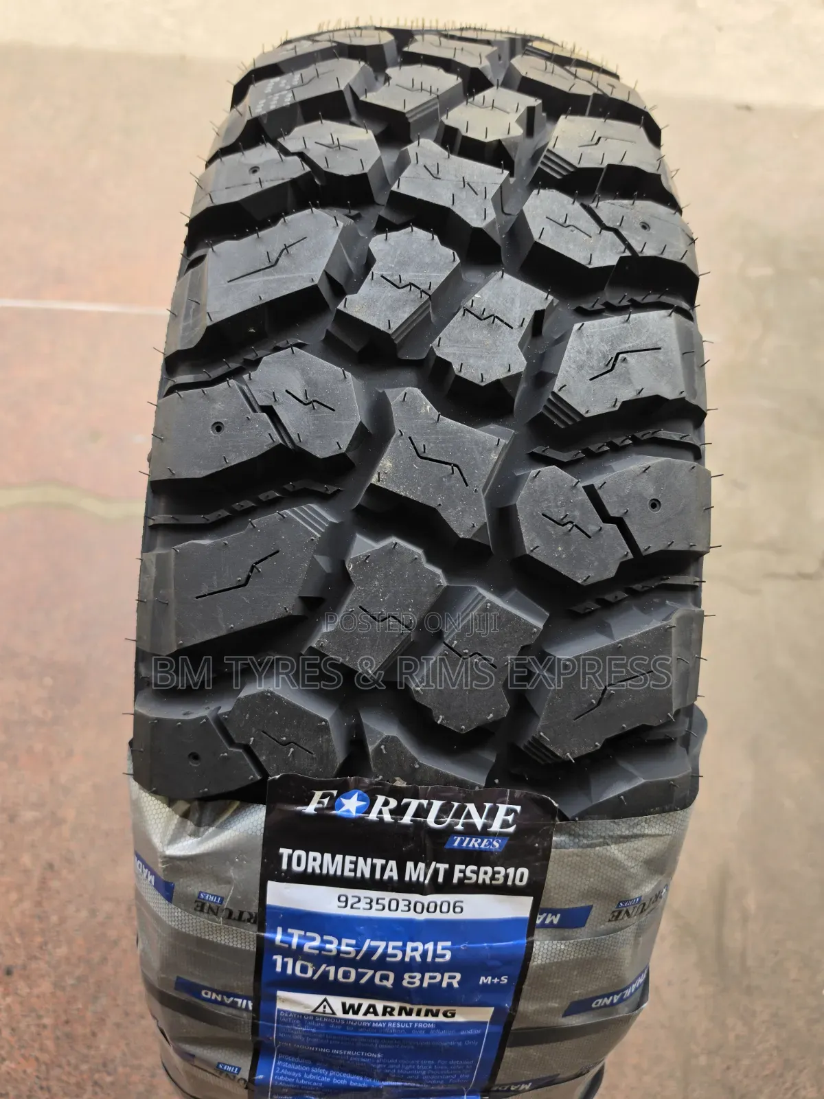 235 /75 R15 Fortune Tires (Mud Terrain) Thailand, FSR 310.