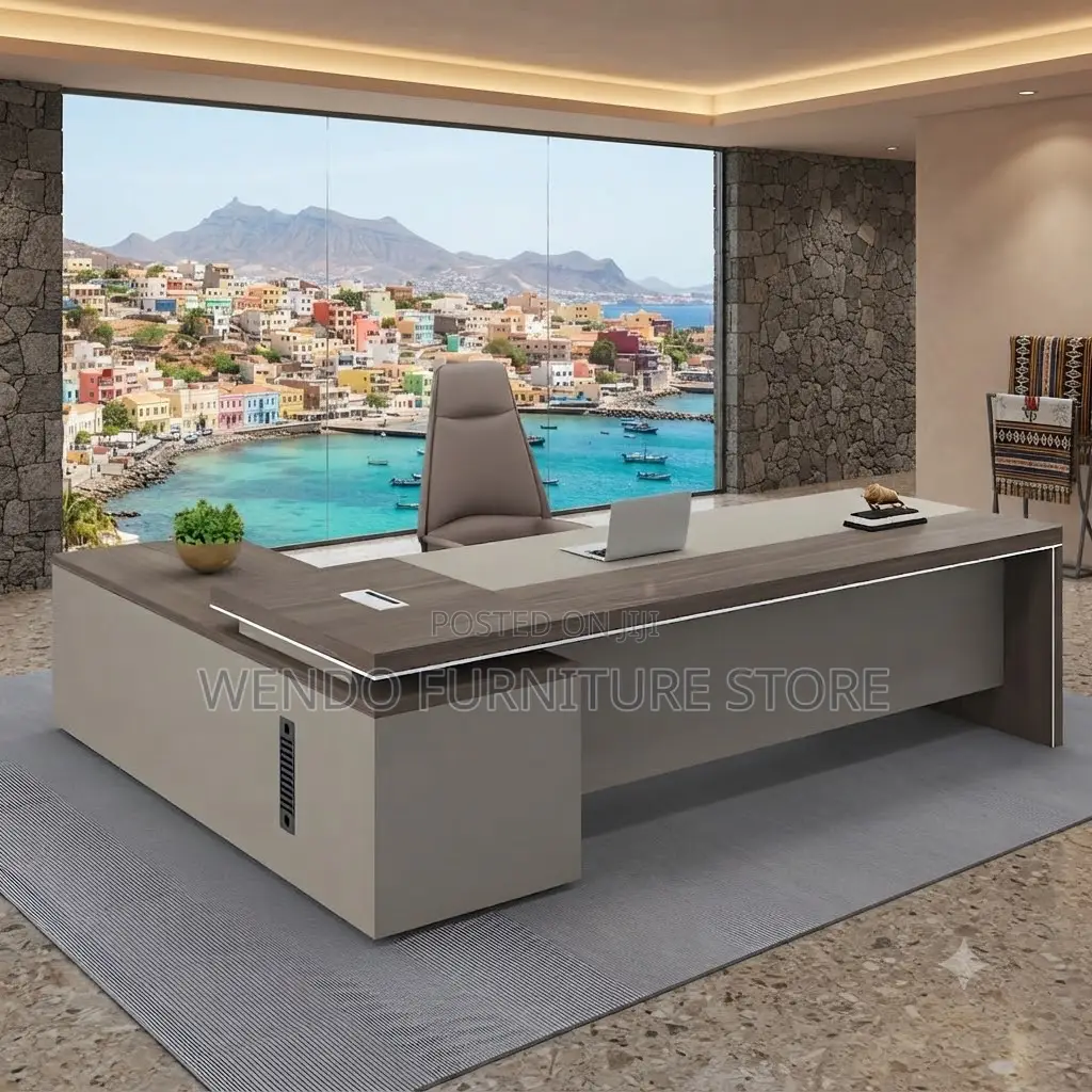 Office Desk; 1.8 Meters Executive L Figured Office Desk