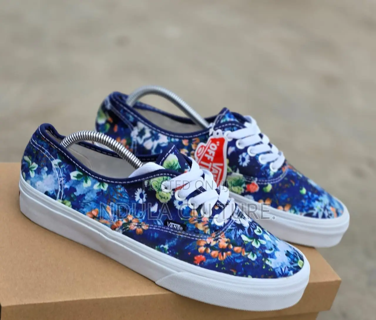 Floral Vans Canvas