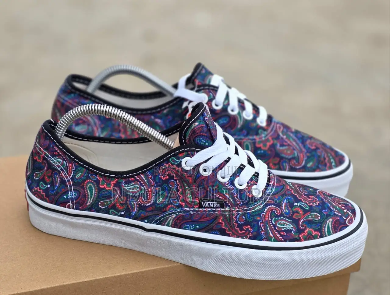 Floral Vans Canvas